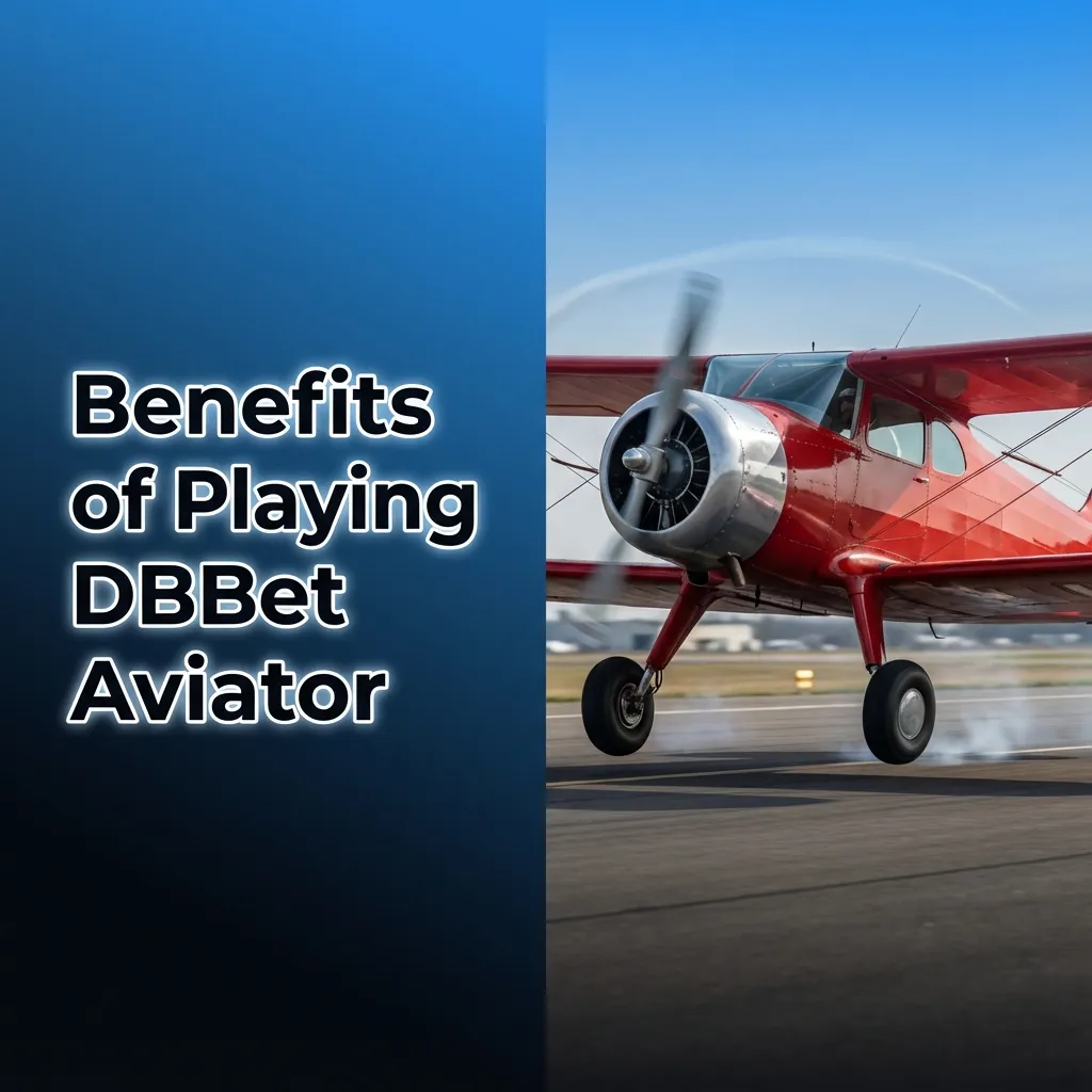 Infographic titled “Benefits of Playing DBBet Aviator” listing fast rounds, local payments, mobile play, demo mode, and flexible bets