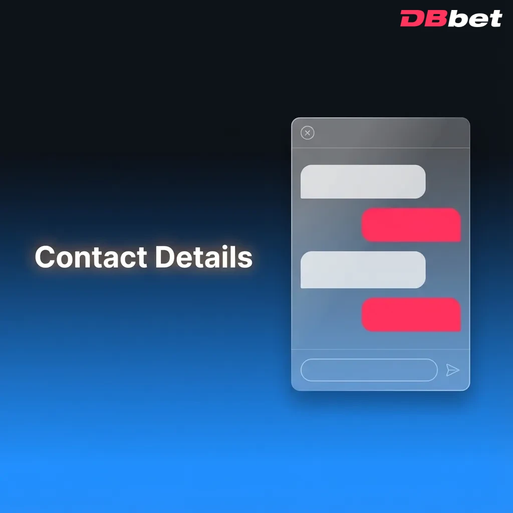 Contact details page showing 24/7 support options: live chat, email, responsible gaming help, and social channels.