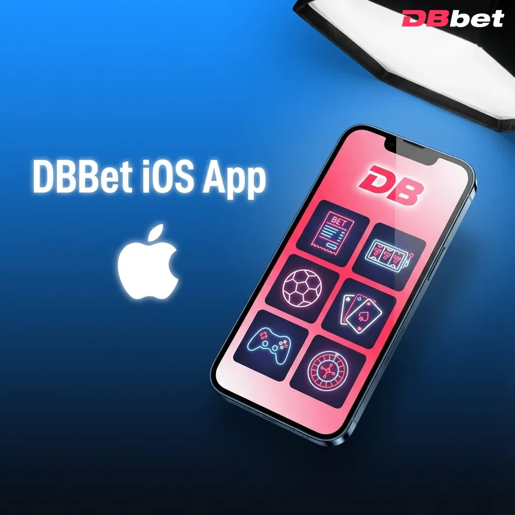 DBBet iOS app interface on iPhone and iPad showing live betting, casino, and account options for users in Bangladesh
