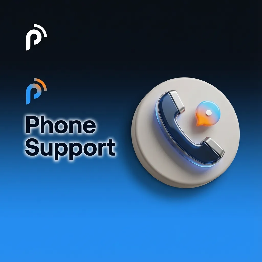 Line icon of a customer support agent wearing a headset, talking on the phone