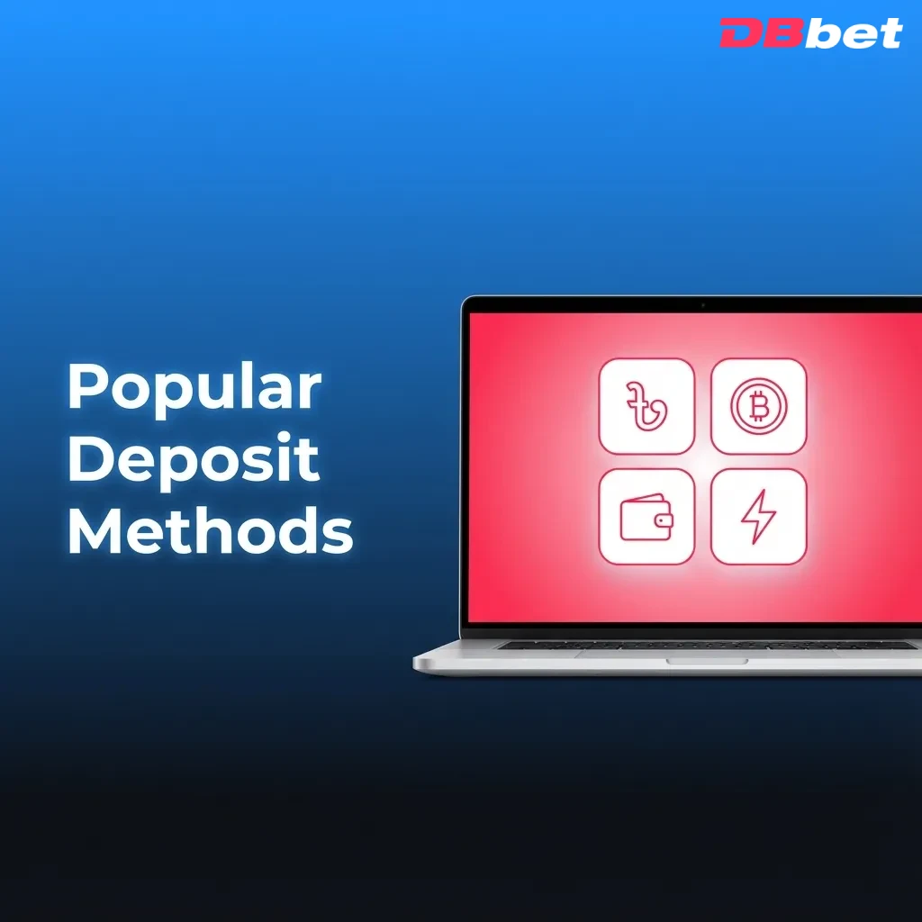 Graphic showing DBBet deposit options: Visa, Perfect Money, Sticpay, Skrill, Neteller, and Airtel Money for Bangladeshi players