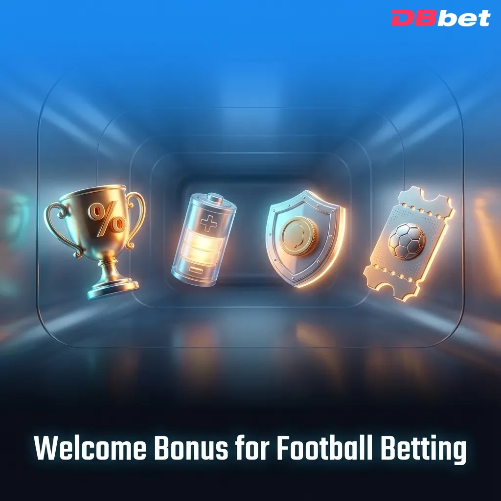 Welcome bonus ad for Bangladeshi football bettors showing 100% match, up to 1500 EUR package and football icons