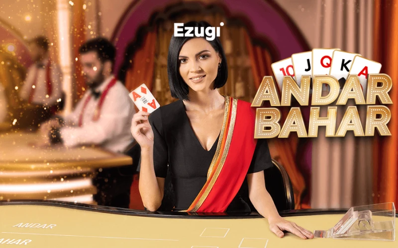 Traditional Andar Bahar Live card game streamed in real time on DBbet.