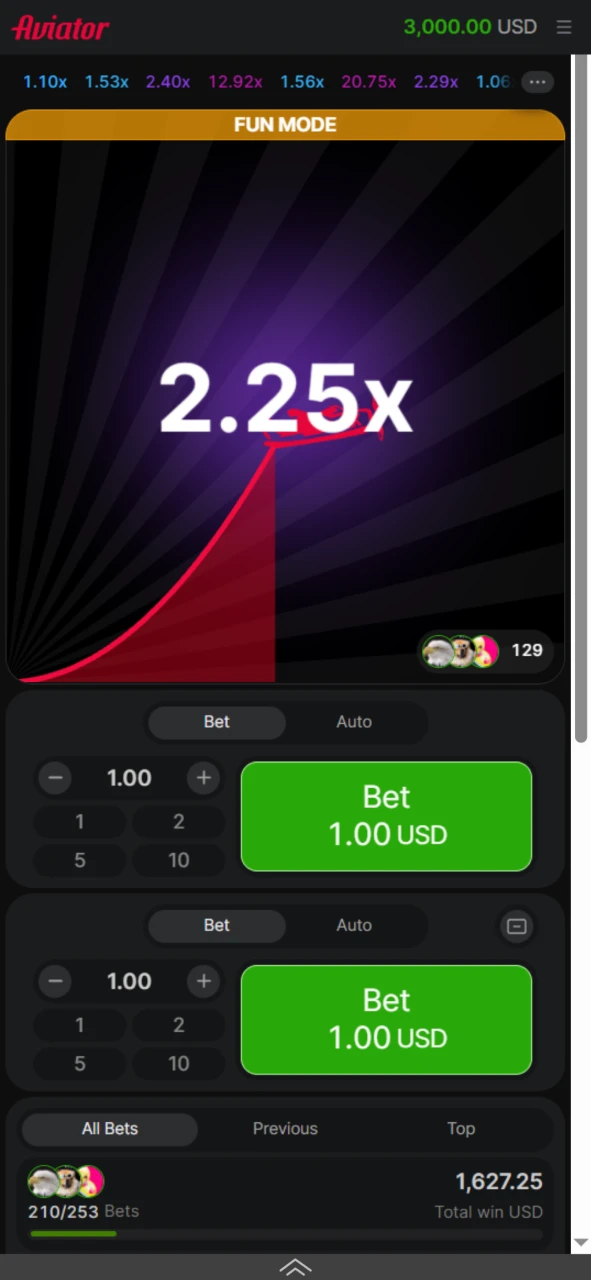 Launch the Aviator game on DBbet.