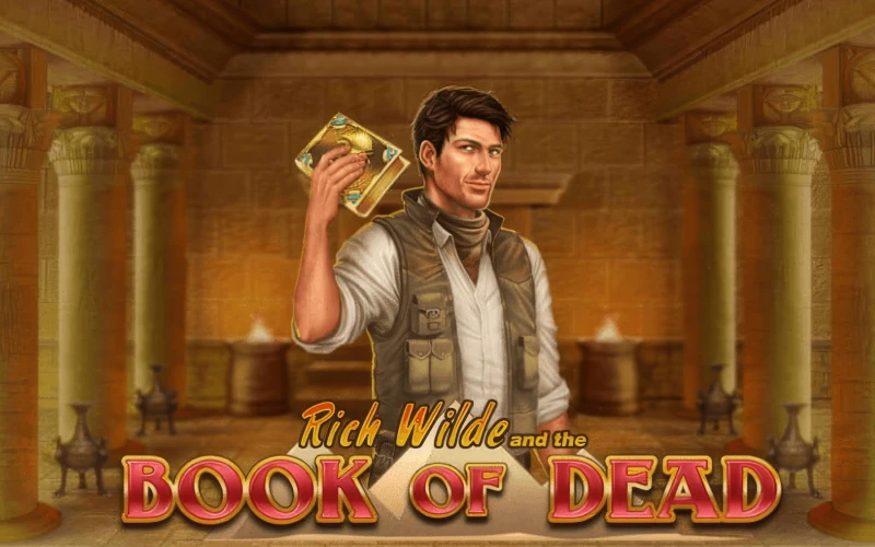Play the Book of Dead slot game on the DBbet platform.
