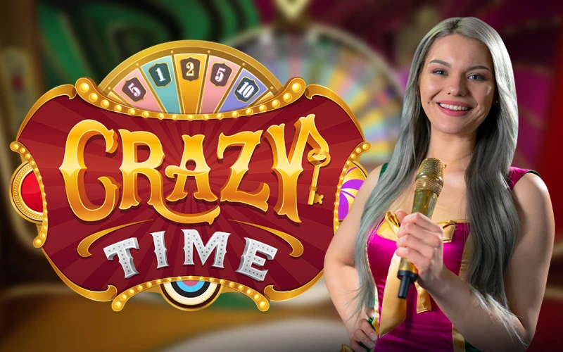 The interactive Crazy Time game show available for players at DBbet.