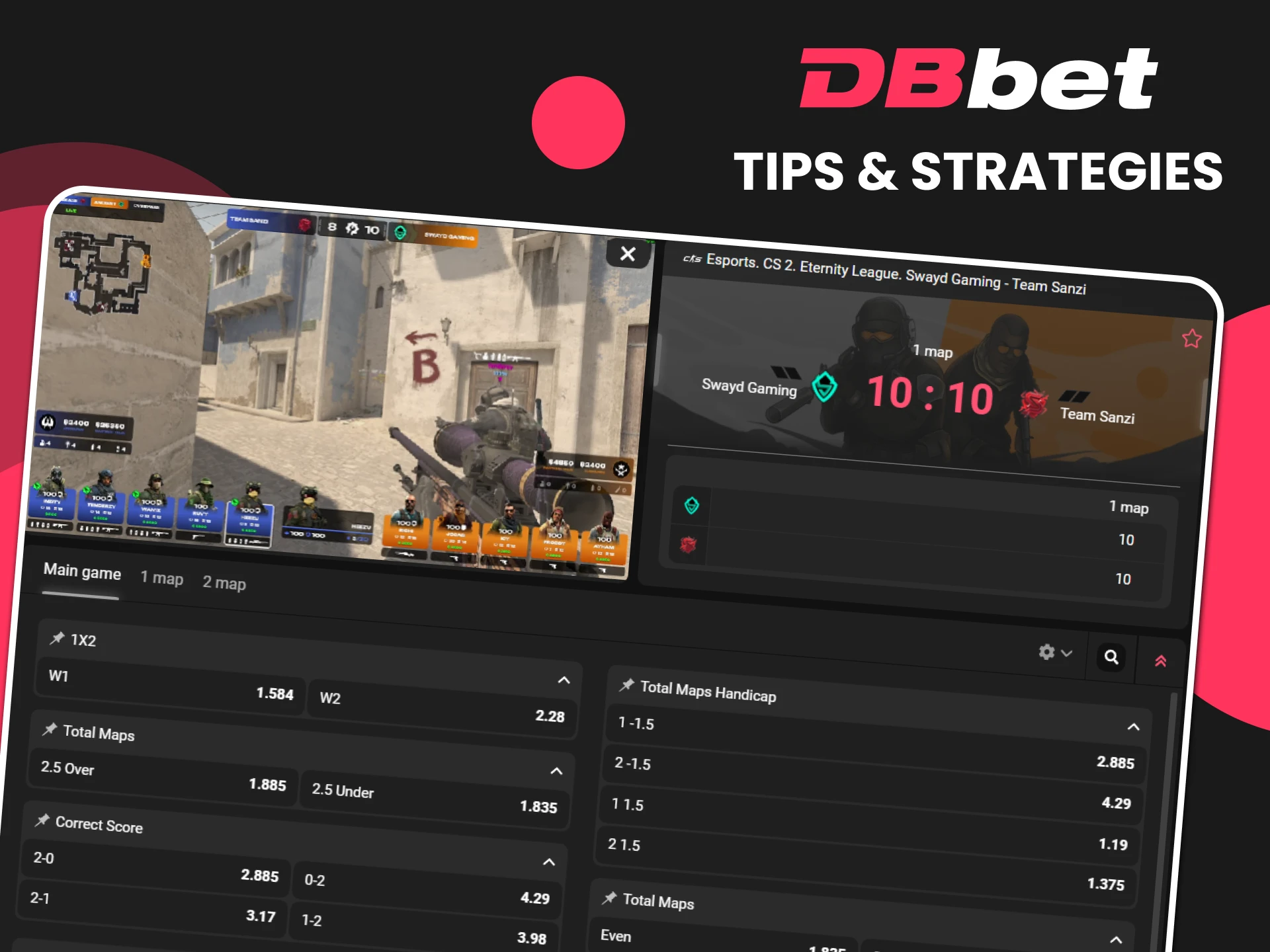 We'll give you tips for betting on eSports from DBbet.