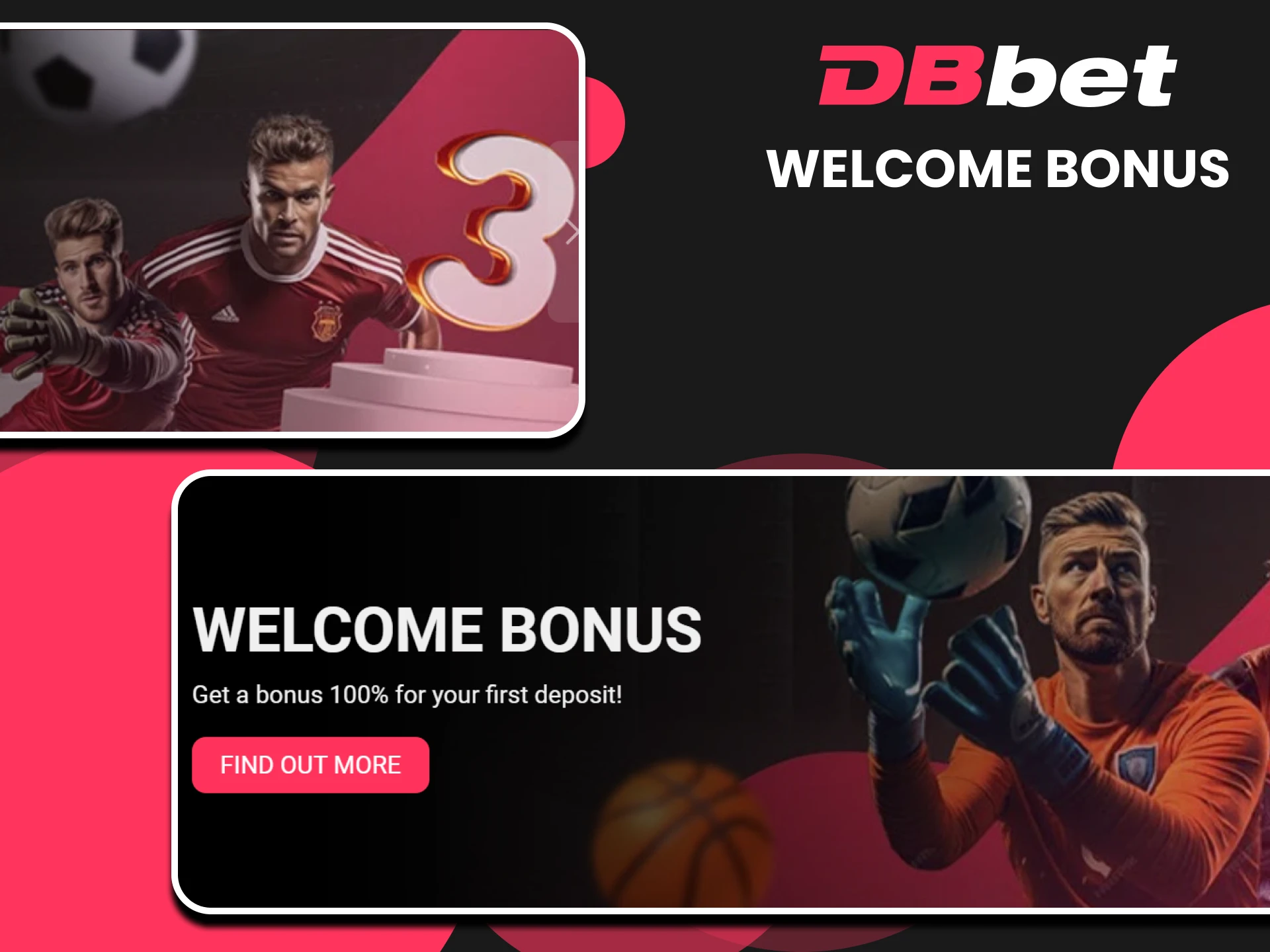 Football betting bonuses await every DBbet user.