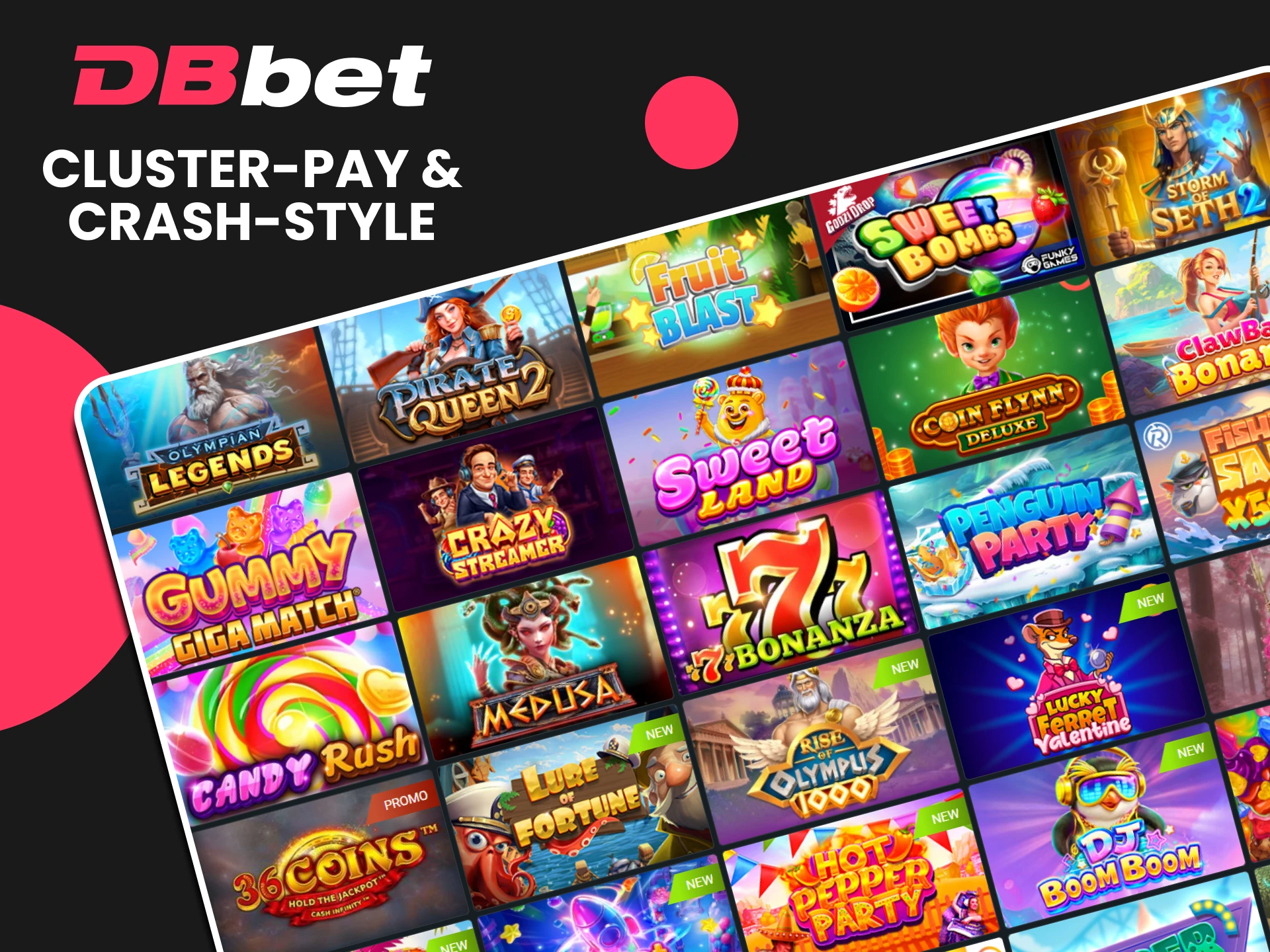 Crash genre fans will find their games in the slots at DBbet.