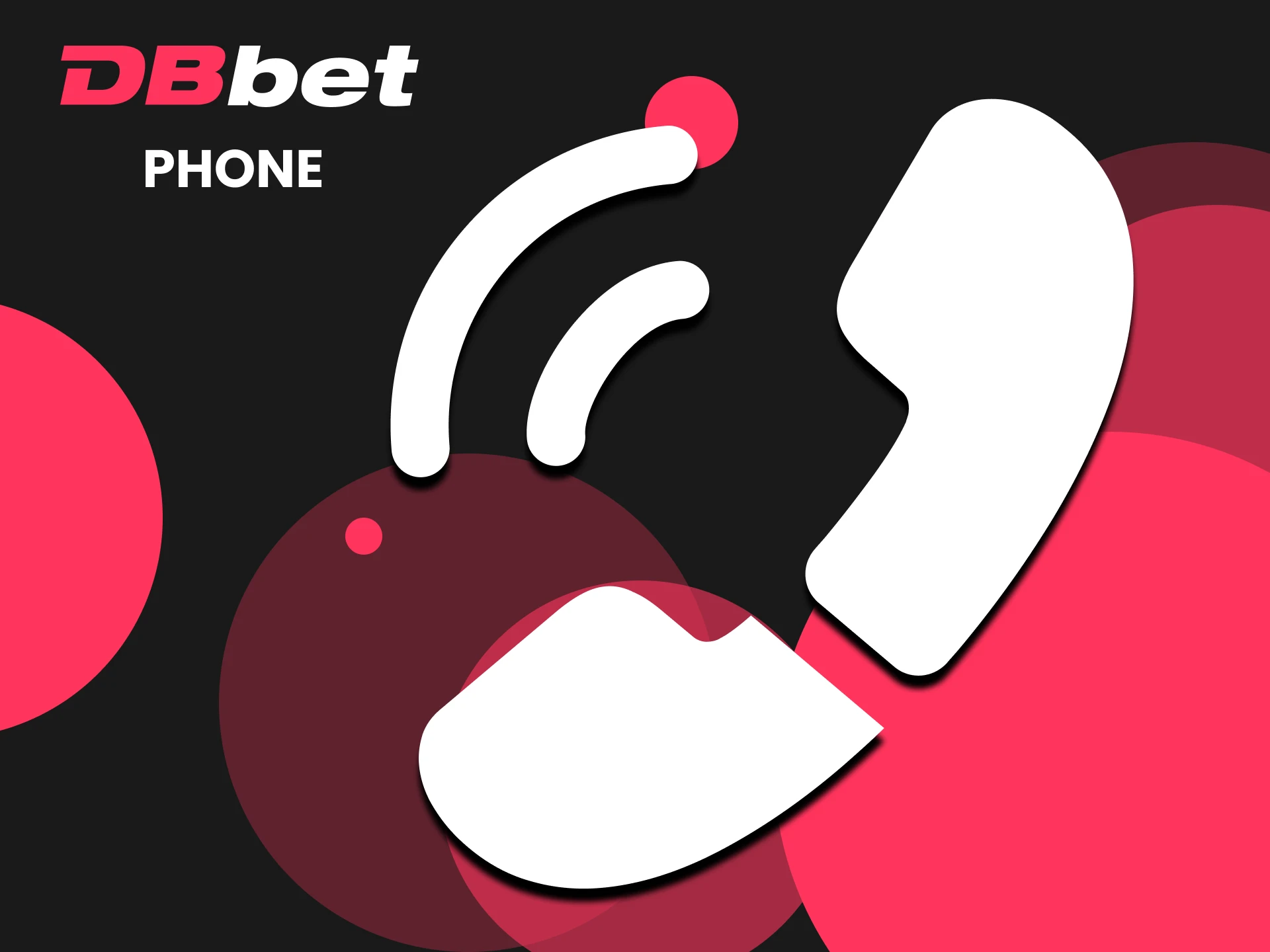 Use your phone to contact the DBbet website support team.